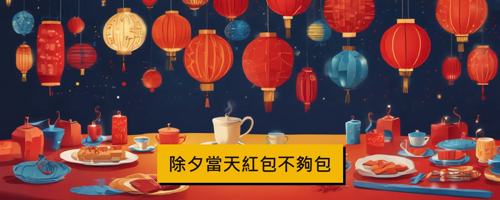 除夕當天紅包不夠包
