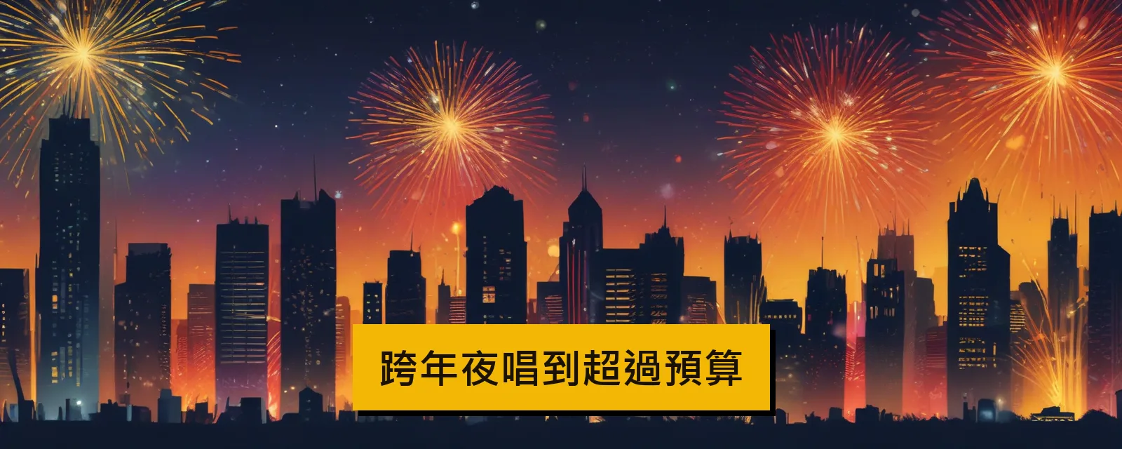 跨年夜唱到超過預算