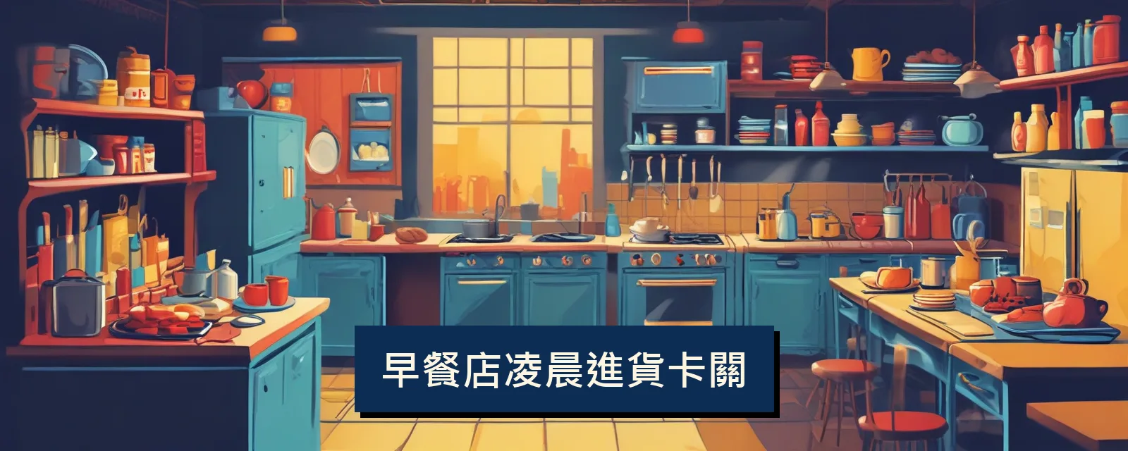 早餐店凌晨進貨卡關