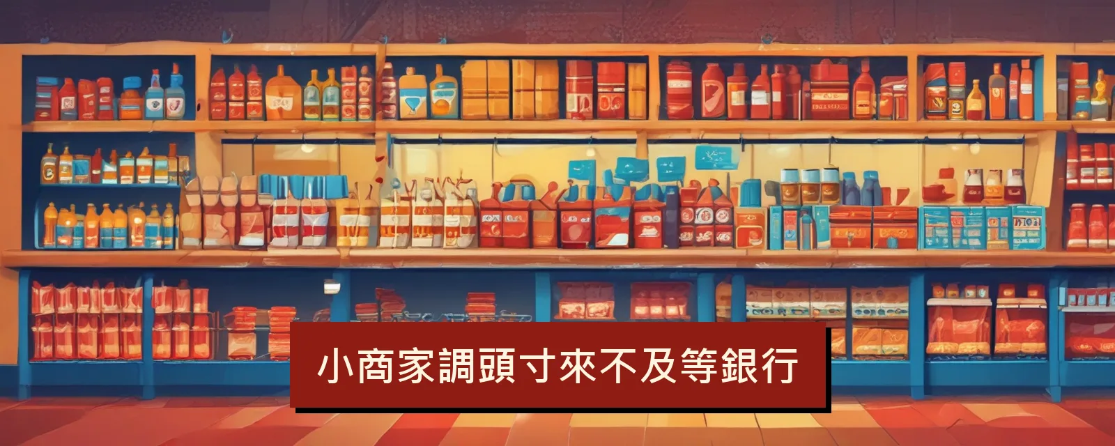小商家調頭寸來不及等銀行