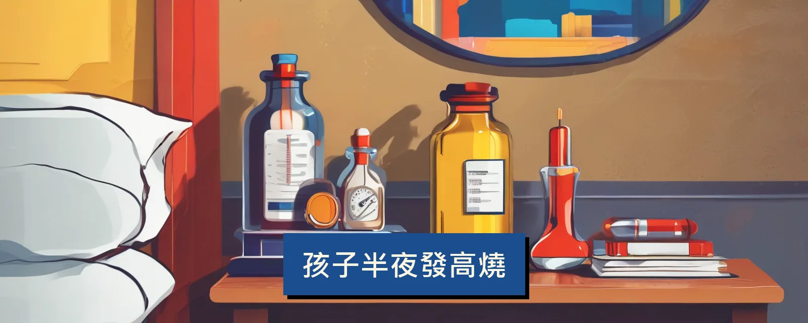 孩子半夜發高燒