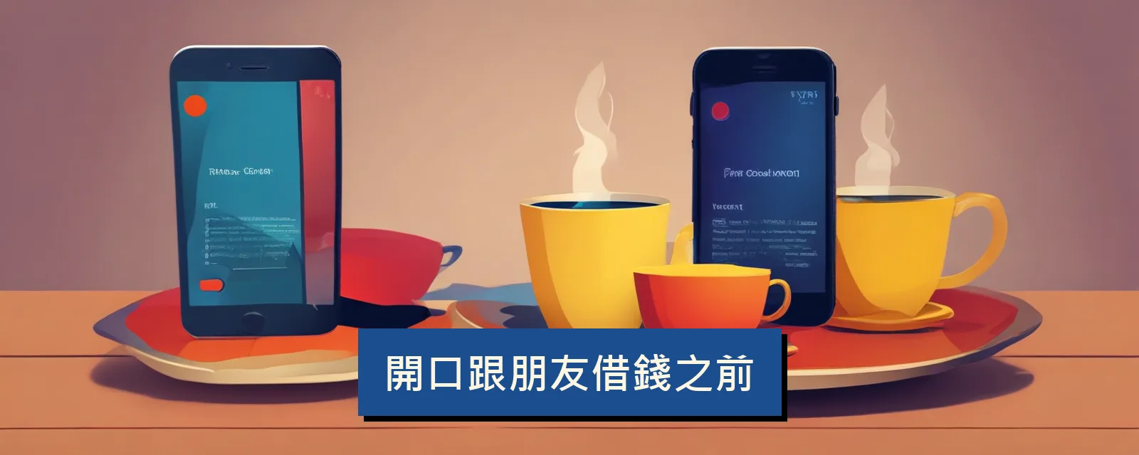 開口跟朋友借錢之前